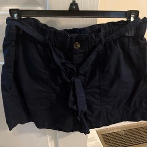 Navy loft shorts
